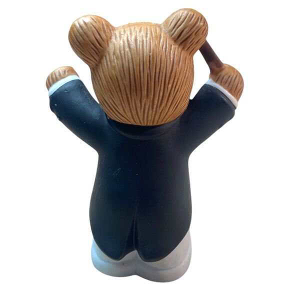Homco Musical Bear Band Figurines #1422 Set of 6 Vintage  Orchestra - Picture 9 of 9
